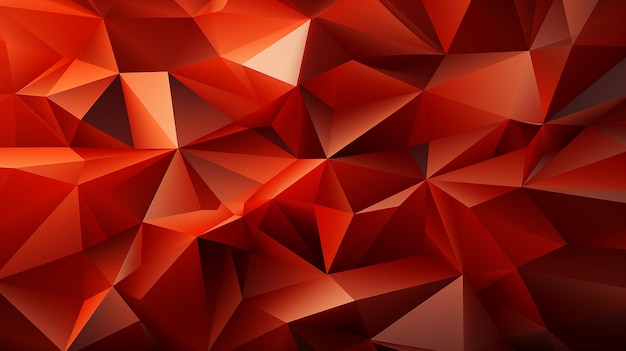 free_vector_fiery_themed_low_poly_design_background