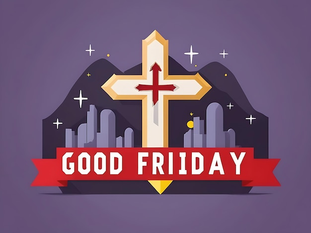 Free Vector Flat Good Friday Illustration Enhance Your Easter Designs