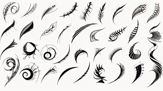 Photo free vector hand drawn arrow set