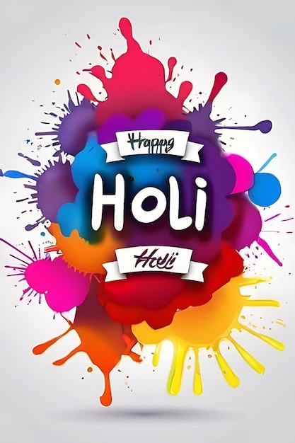 Free vector happy holi festival background