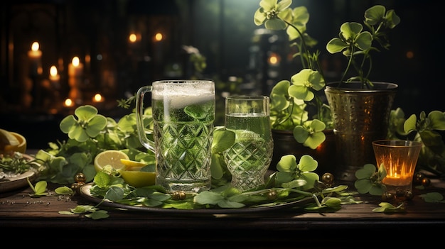 Foto illustrazione gratuita vettoriale realistica di st. patrick's day