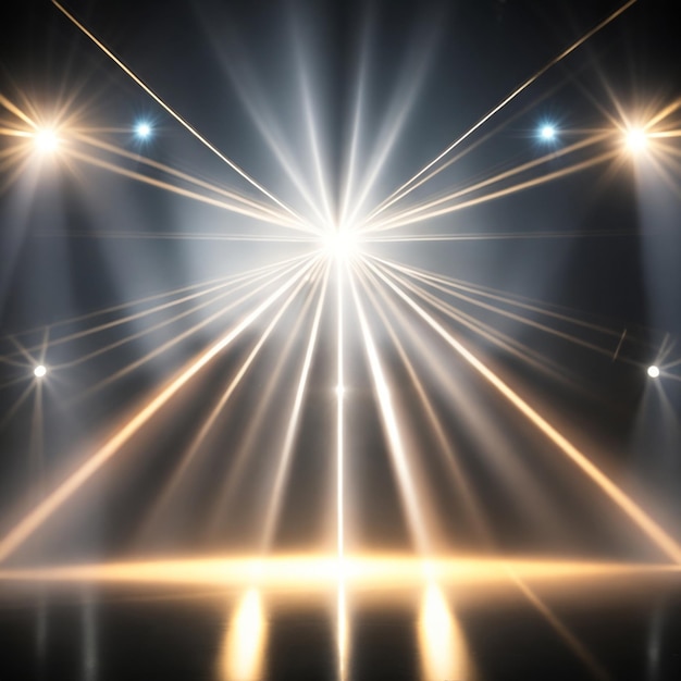 Free Vector stage spotlights rays glowing background