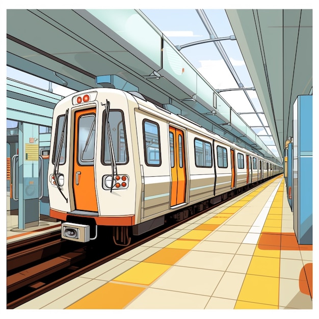 Photo free vector subway art illustration