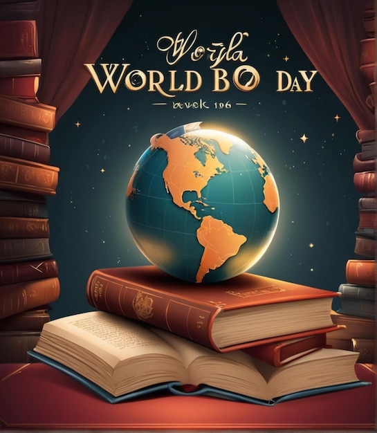 Free vector world book day background