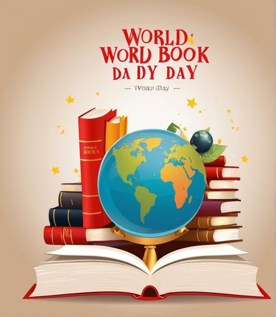 Free vector world book day background