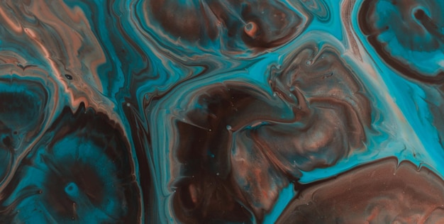 Photo freeflowing colors in liquid art with an ethereal touch