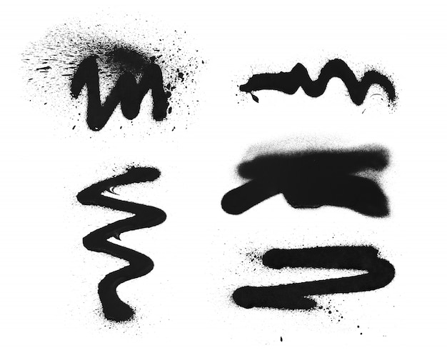 Foto struttura semplice dei graffiti della vernice di spruzzo a mano libera. inchiostro elemento grunge