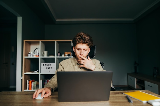 Freelancer works at home at work Remote quarantine work