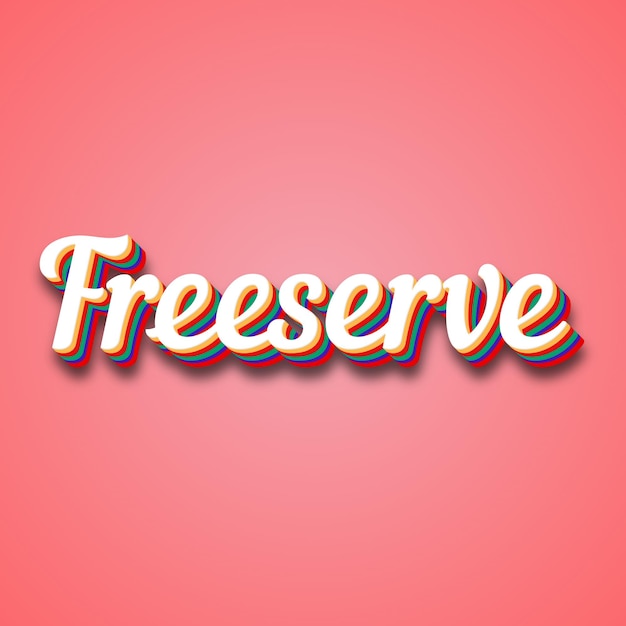 Photo freeserve text effect photo image cool