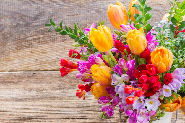 Freesia en bloemen