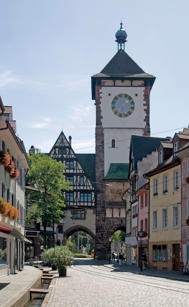 Freiburg im Breisgau in sunny ambiance