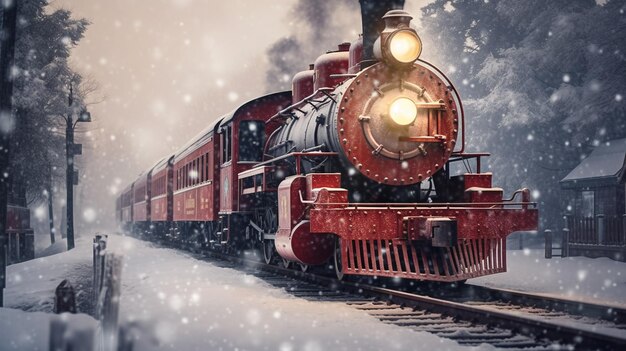 Christmas Train Live Wallpaper