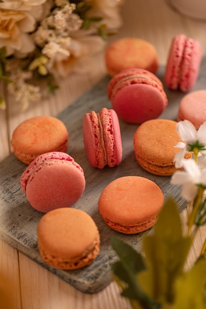 French almond macarons