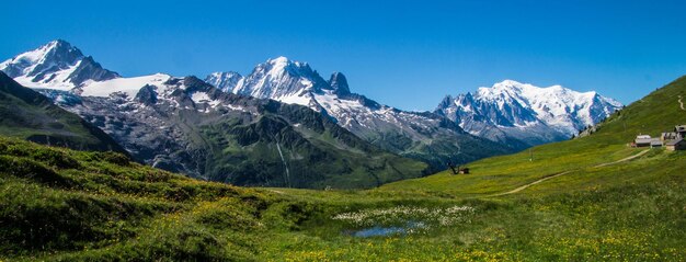 Photo french alps landscape