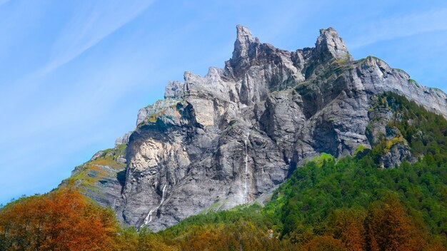 Foto scena delle alpi francesi