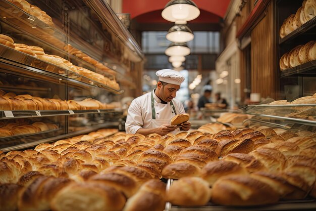 French Boulangerie Baguette Galore