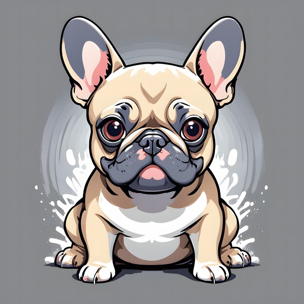 Photo french bulldog dog