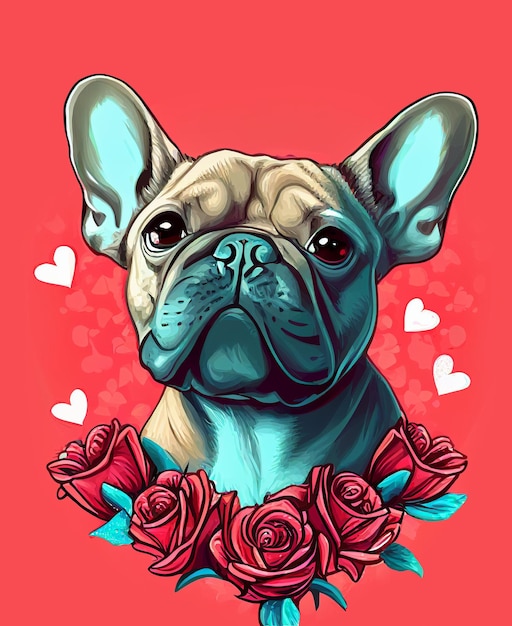 French Bulldog Art Wallpaper