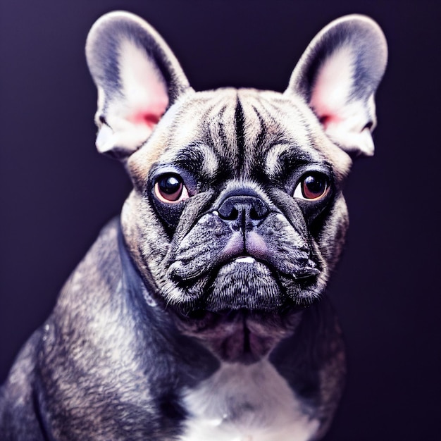 French bulldog portrait