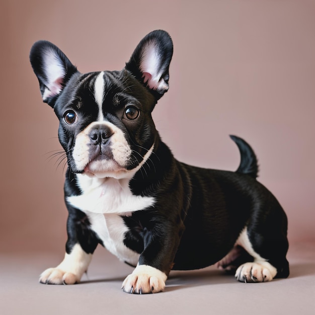 Photo french bulldog portrait