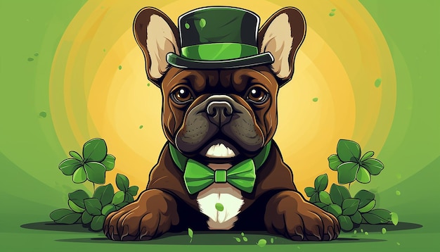 french bulldog St Patricks Day