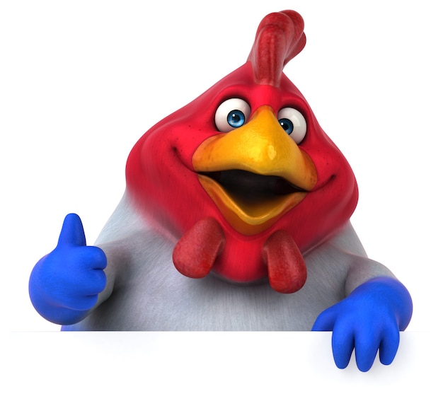 French chick - 3D Illustration