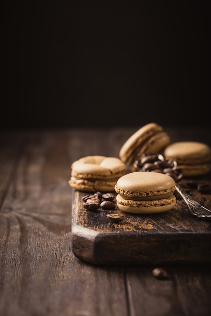 French coffee macarons