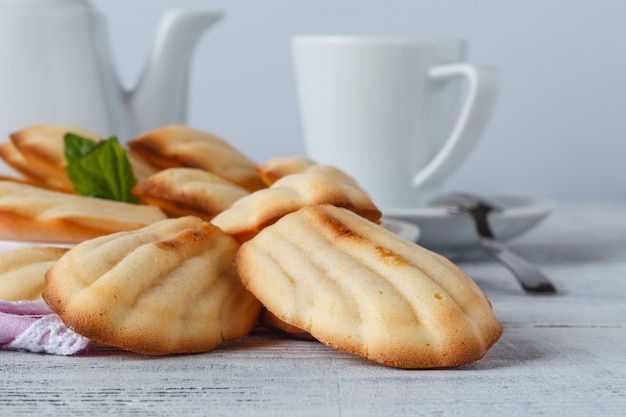 The French cookies Madeleine