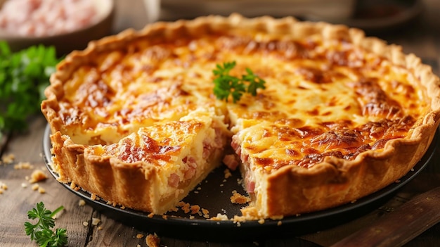 French cuisine Quiche Lorraine