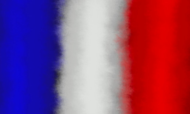 National Flag Of France: Blue, White And Red Vertical Stripes