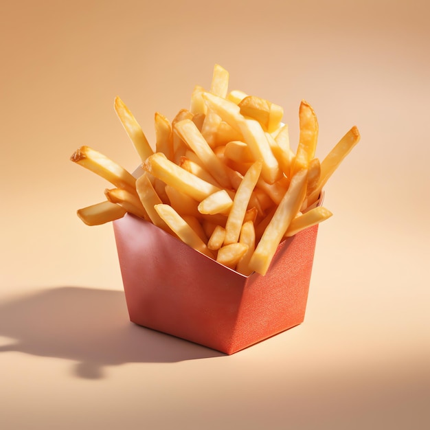 French fries background