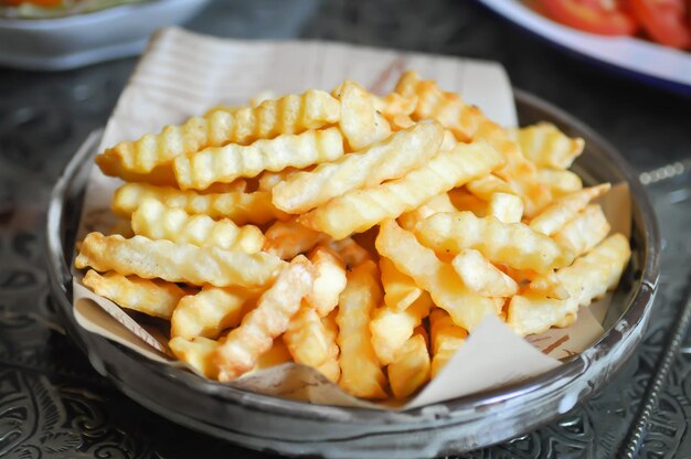 French fries or fried potato fries