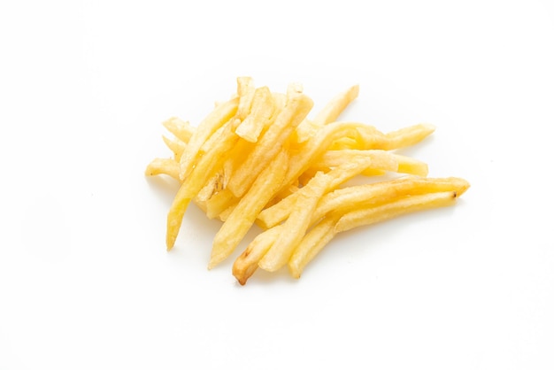 French fries isolated on white background