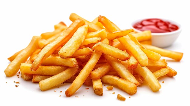 Photo a french fries isolated on white background