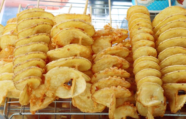 French fries at street food