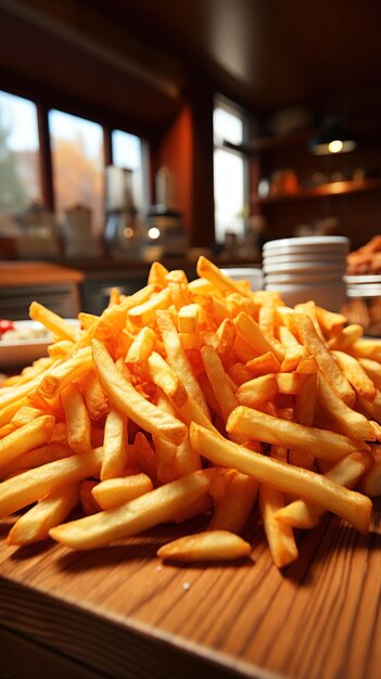 French fries UHD wallpaper