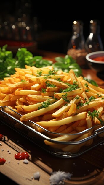 French fries UHD wallpaper