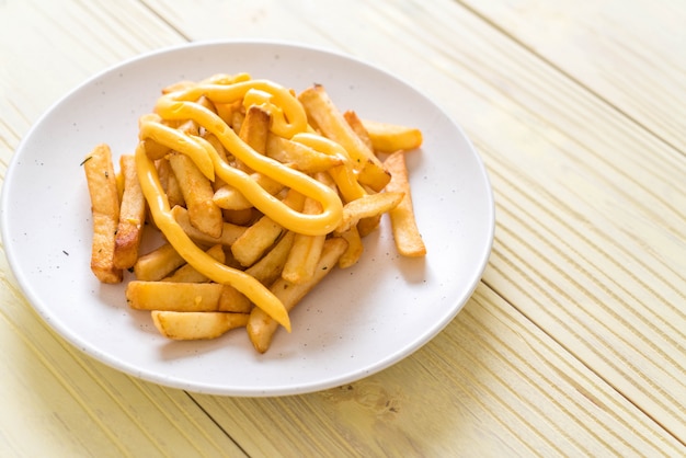 french fries with cheese