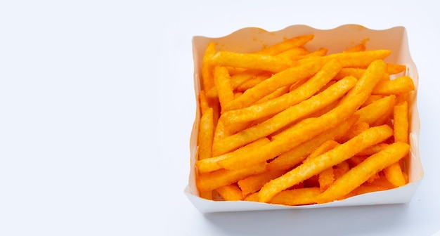 French fries with chili cheese powder