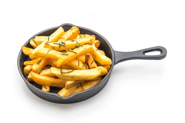 french fries with sauce