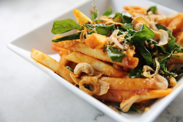 French fries with thai spicy