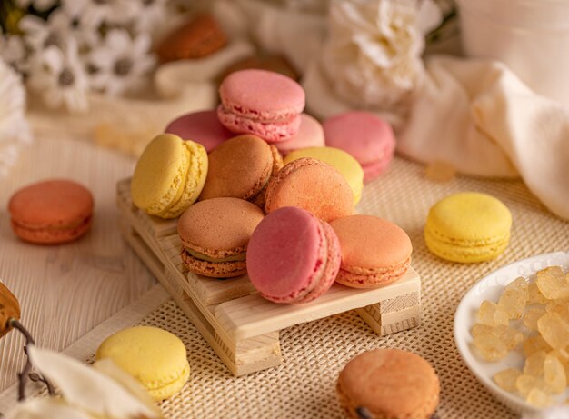 French macarons cookies