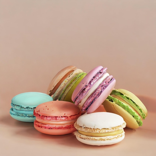 Photo french macarons