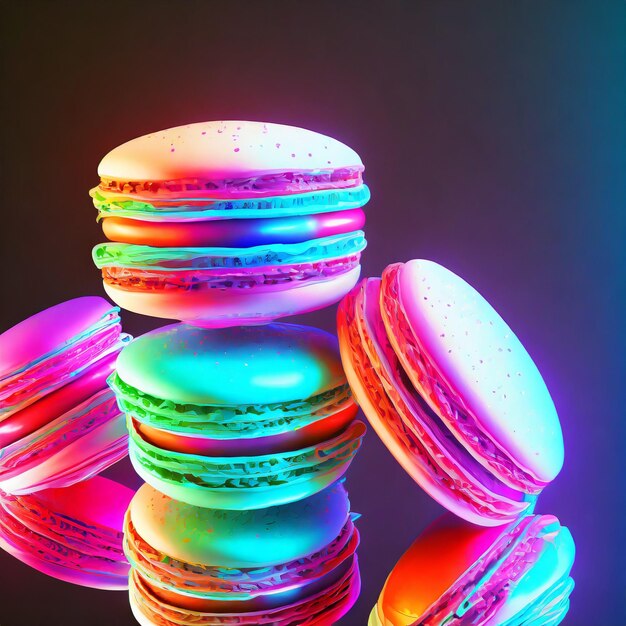 Photo french macarons