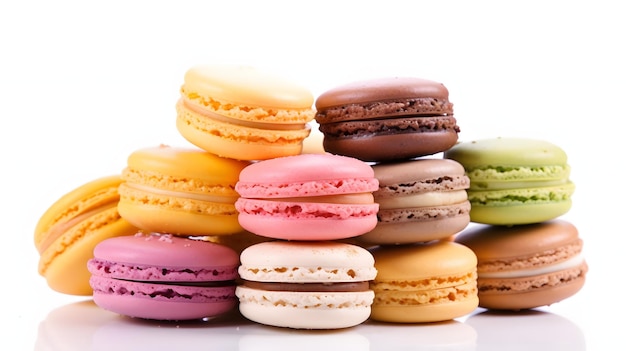 French macaroons AI generated