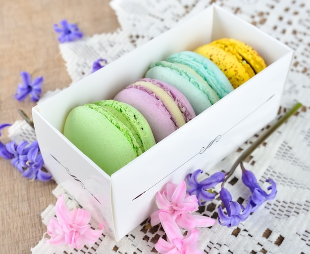 French macaroons .Dessert