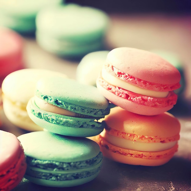 French macaroons