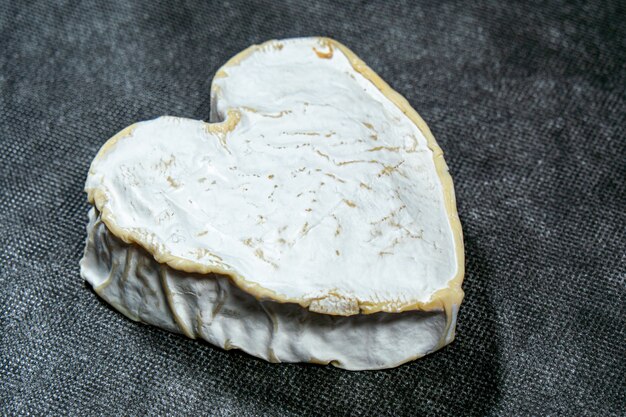 French Neufchatel cheese shaped heart