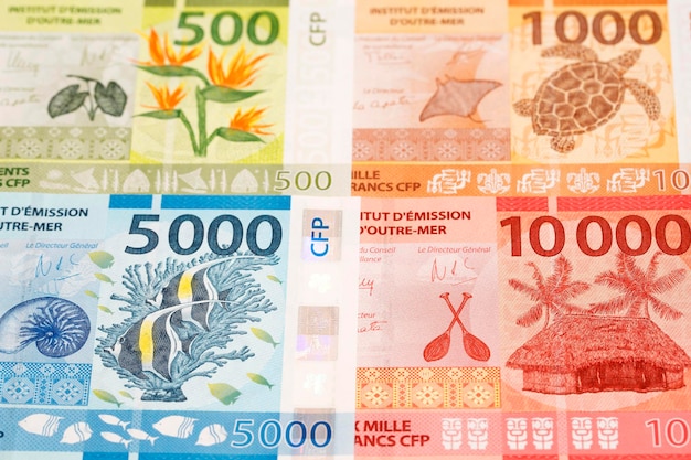 French Pacific Territories franc a business background