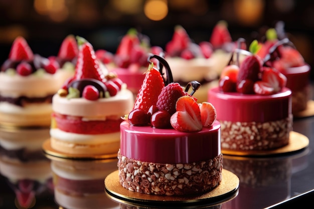 French patisserie cakes